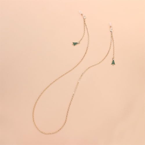 AllenCOCO Christmas Tree Glasses Chain, Glasses Strap For Women Sunglasses - 14K Gold Eyeglasses Chain, Eye Glasses Holders Around Neck - Image 3