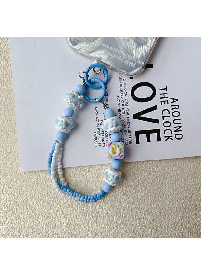 NIBEMINENT Phone Charm/ Chain Strap for Women Girls, Slightly Fresh Cell Phone Case Lanyard Wrist Strap