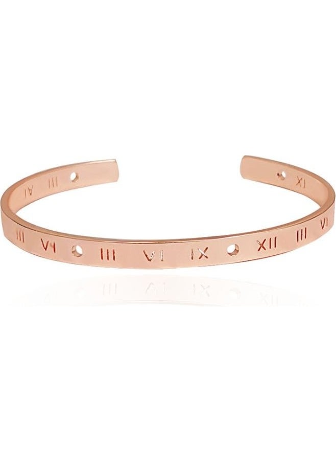 Cuff Design Roman Numeral Women's Bracelet - pzsku/Z55CE897A0474DDF77B8BZ/45/_/1725790156/45aeaefd-50f5-4ce0-845d-d4f7361acc26