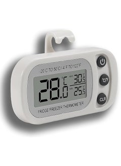 erorex Waterproof Refrigerator Fridge Thermometer Digital Freezer Room Thermometer Max Min Record Function Large Lcd Screen And Magnetic Back For Kitchen Home Restaurants  - Image 1