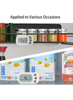 erorex Waterproof Refrigerator Fridge Thermometer Digital Freezer Room Thermometer Max Min Record Function Large Lcd Screen And Magnetic Back For Kitchen Home Restaurants  - Image 4