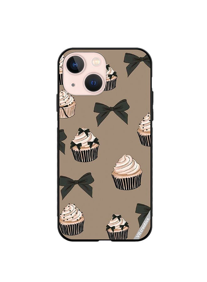 VR CREATIVE Protective Case Cover For Apple iPhone 13 Cupcakes Design Multicolour - Image 1