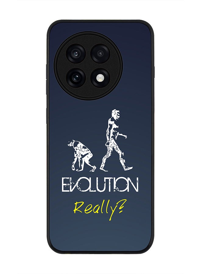 Stylizedd For OnePlus 13R / Ace 5 Pro Case,Slim fit Camera Protection, Shockproof Thin Phone cover  - Evolution, Really (Grey)