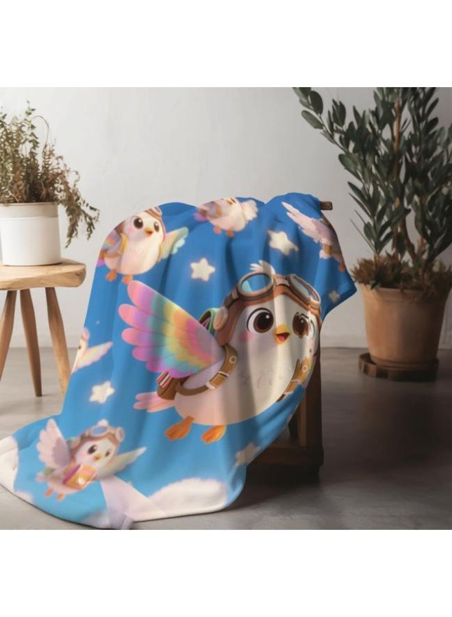 عام Wisdom Fairy (أحدث) بطانية رقيقة من الفانيلا (دافئة ومريحة، ومناسبة للنوم، واستخدام اللعبة، وإزالة الغبار والرمل) 150 سم * 200 سم - 55 - Image 3