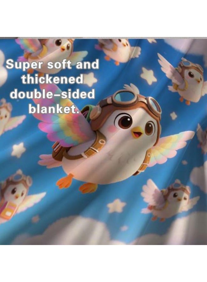 عام Wisdom Fairy (أحدث) بطانية رقيقة من الفانيلا (دافئة ومريحة، ومناسبة للنوم، واستخدام اللعبة، وإزالة الغبار والرمل) 150 سم * 200 سم - 55 - Image 5