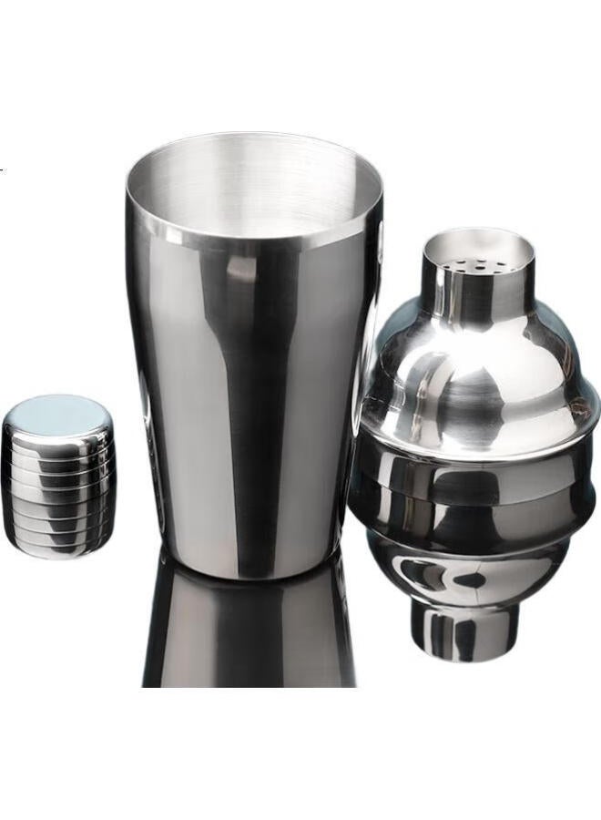 Cliton 304 Stainless Steel Cocktail Shaker Set, Milk Tea Shop Hand-Shaken Lemon Tool, Cocktail Manual Shaker, 12-Piece Set - Image 2
