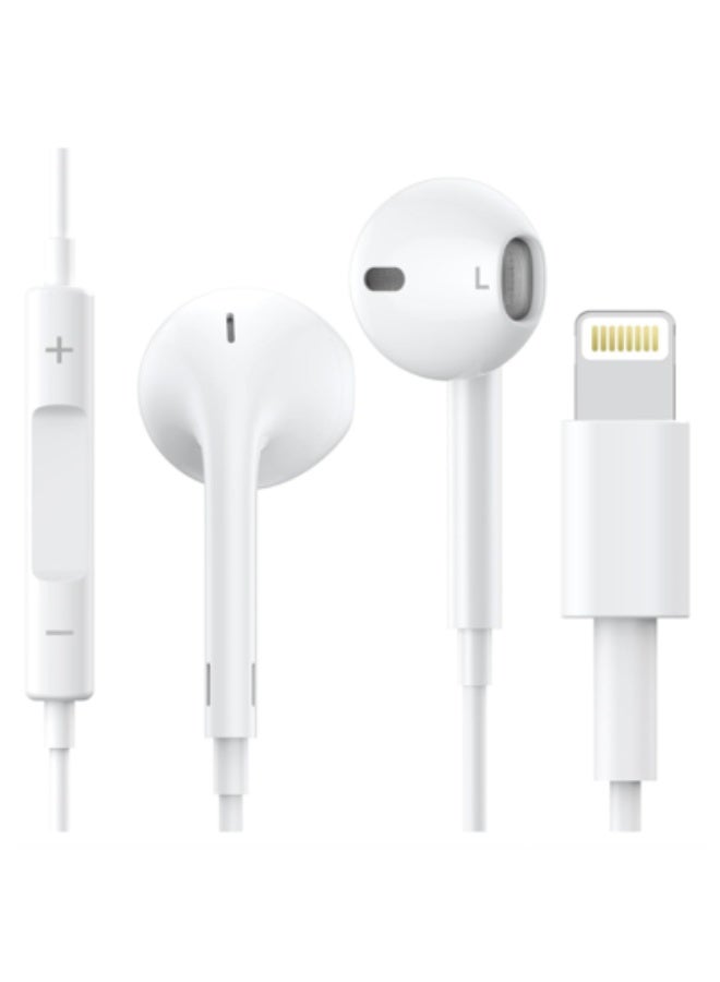Wired Earphones with Lightning Connector – Clear Sound & Comfortable Fit - Image 1