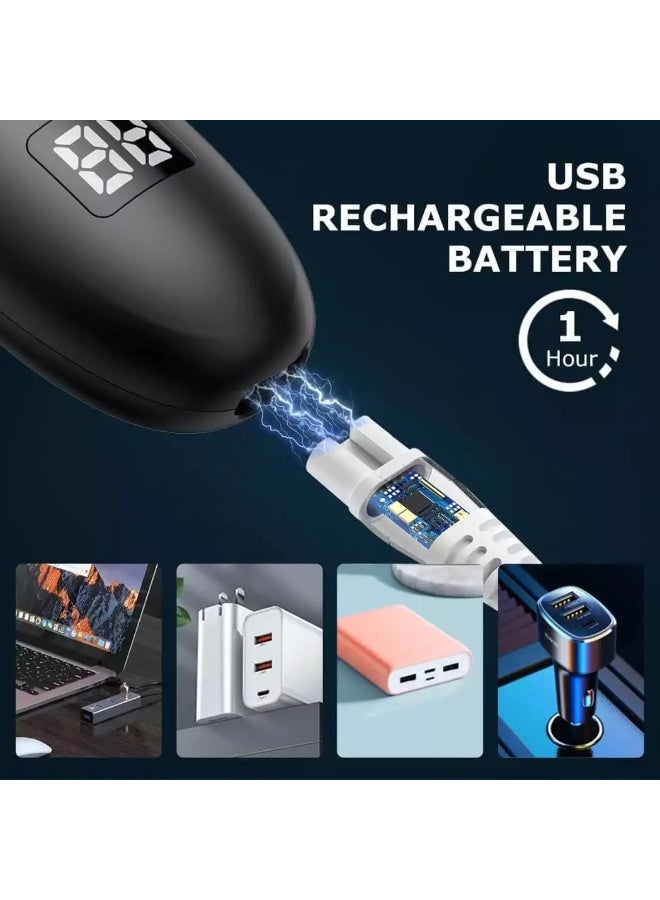 ENSSU Body Hair Trimmer for Men Waterproof Electric Groin & Beard Trimmer - Image 5