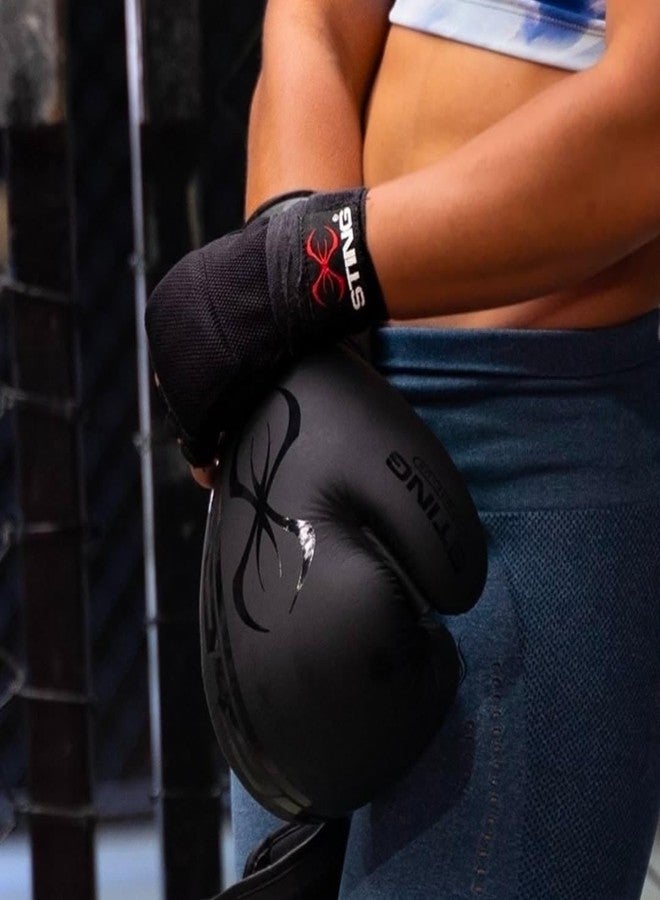 STING Boxing - Armaplus Boxing Gloves | for Competition & Training (16OZ, Black) - Image 5