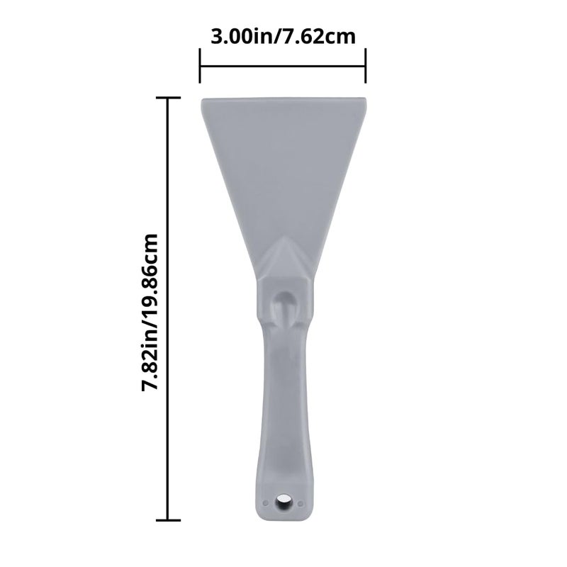 SPARTA Polypropylene Scraper Tool Food Safe Scraper for Removing Caked-On Residue in Commercial Kitchens, Plastic, 7.82 x 3 Inches, Black - Image 5