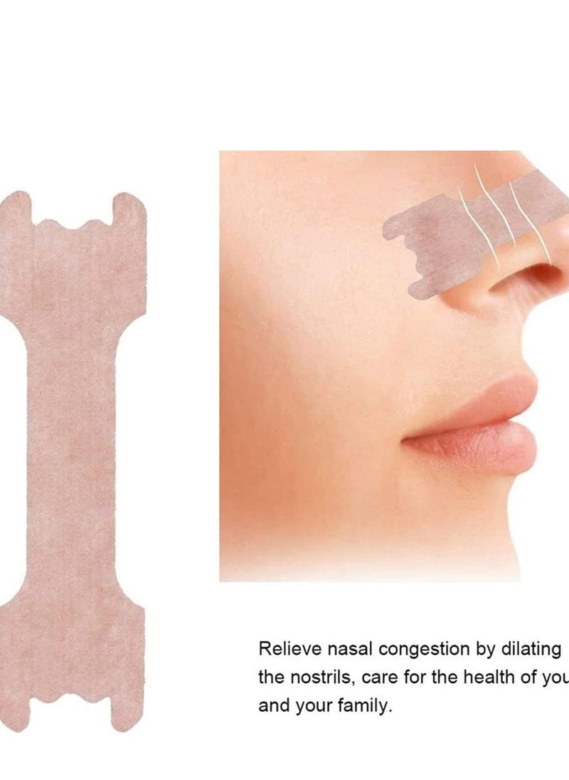 SYOSI Anti Snore Nasal Strips Nose For Sinus Relief Strip to Stop Snoring Breathe Sleeping Non-woven Stick Large Disposable Right Men and Women 100PCS  - Image 5