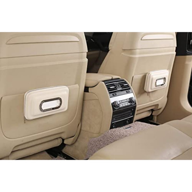 Car Tissue Holder, Sun Visor Napkin Holder, Car Visor Tissue Holder, Luxury PU Leather Backseat Tissue Case Holder - Image 4