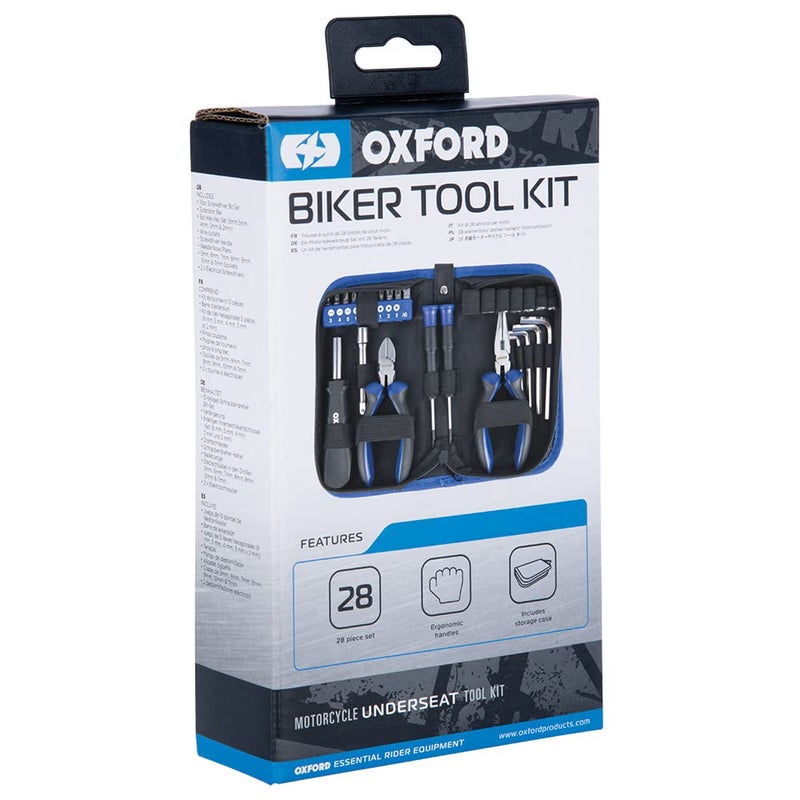 Oxford - Standard Tool Kit, 28 Piece Motorcycle Road Kit (OX771) - Image 2