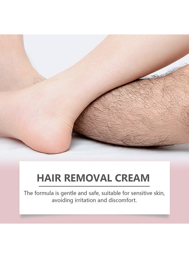 OceAura Hair Removal Cream，for Women:Intimate Area Bikini Line Depilatory for Face Legs Underarms - Gentle Formula for Home Travel Use with An Scraper 120G - Image 5