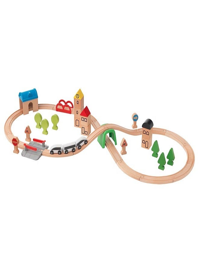 Rail train set 45 pieces  - Image 1