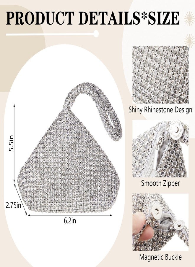 تونديامو مجموعة مجوهرات مرصعة بأحجار الراين، 5 قطع، مستوحاة من عشرينيات القرن الماضي، تتضمن حقيبة يد، وقبعة رأس مزينة بشرابة مرصعة بأحجار الراين، وأقراط، وقلادة، وسوار. هدية مثالية لحفلات الزفاف، وأزياء الهالوين، وأعياد الميلاد. - Image 2