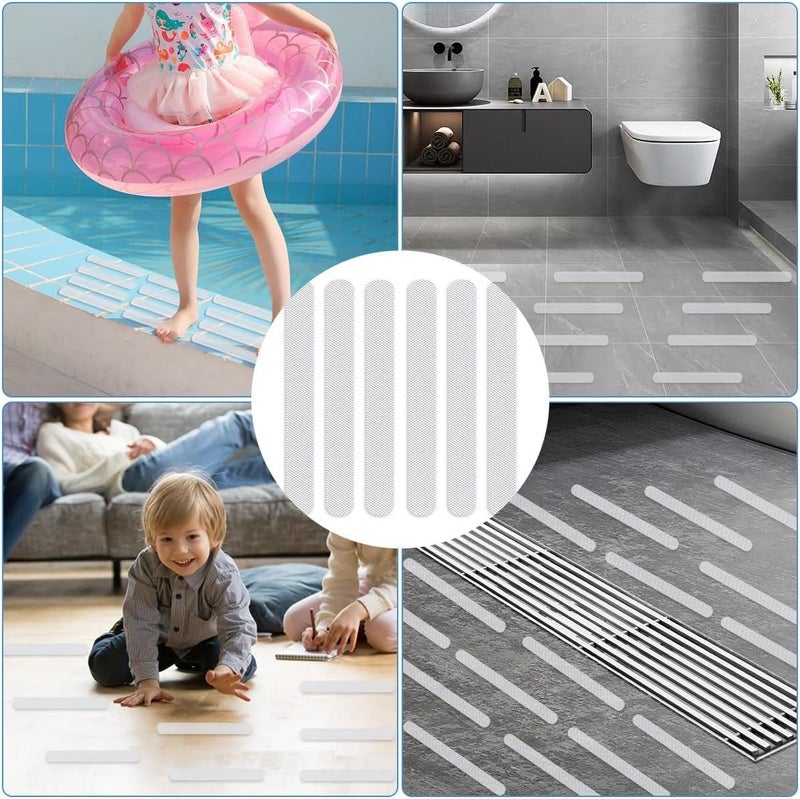 Spot Transparent Kidsren'S Floor Stair Steps Peva Anti-Slip Tape Bathroom Anti-Slip Strips Bathtub Anti-Slip Stickers - Image 2