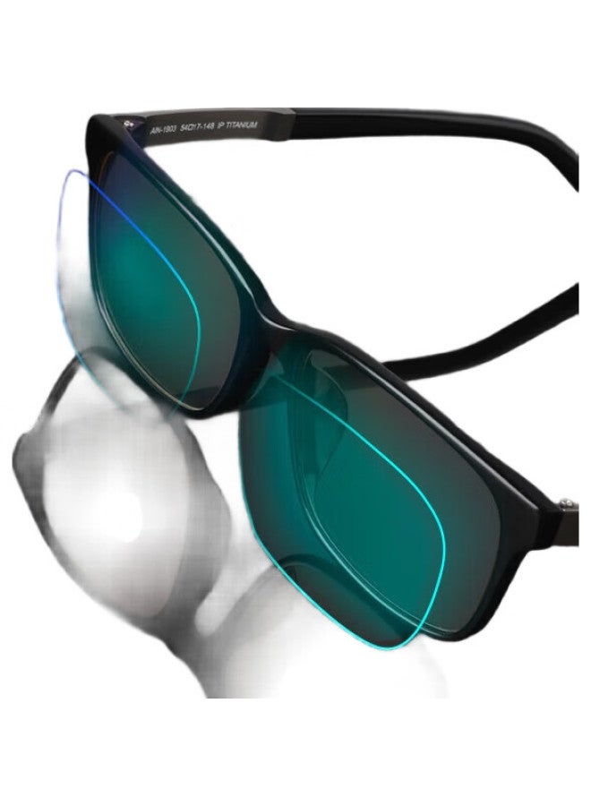 Blutech Anti-Radiation Blue Light Blocking Glasses【Leisure Black Frame 1903】95% Blue Light Protection - Image 2