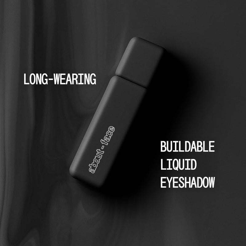 ABOUTFACE about-face Matte Fluid Eye Paint Art of Darkness â€“ High-Pigment Liquid Eyeshadow, Long-Lasting, No-Budge Matte Finish, Vegan & Cruelty-Free (Matte Black) - Image 2