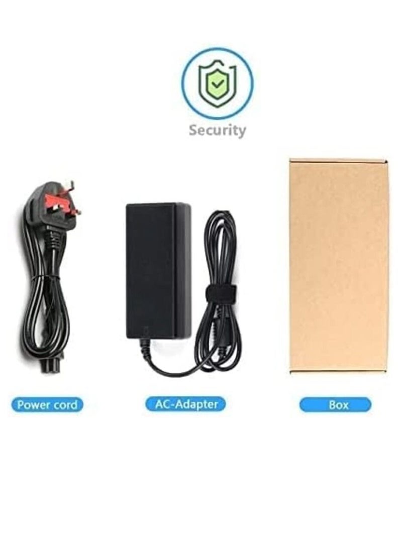 Ntech شاحن لابتوب أيسر NTECH 65W 19V/3.42A موصل أصفر وكابل طاقة أسود نصائح 5.5x1.7mm - Image 3