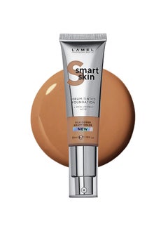 LAMEL Lamel Smart Skin Serum Tinted Foundation  409 Deep Beige  Smoothens skin  Weightless texture Blurs pores  Allday wear  35ml 