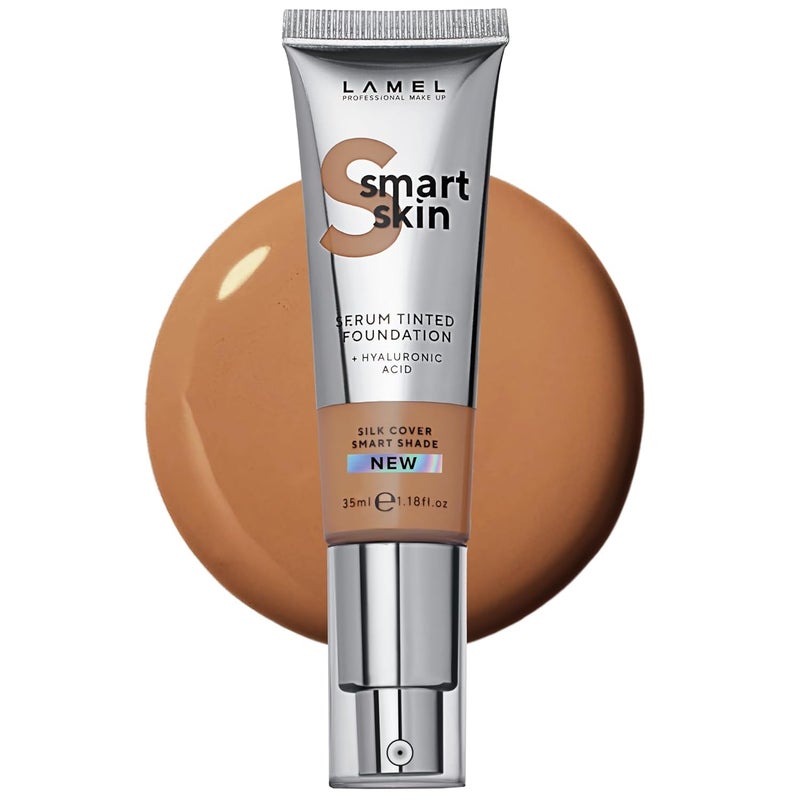 Lamel Smart Skin Serum Tinted Foundation  409 Deep Beige  Smoothens skin  Weightless texture Blurs pores  Allday wear  35ml