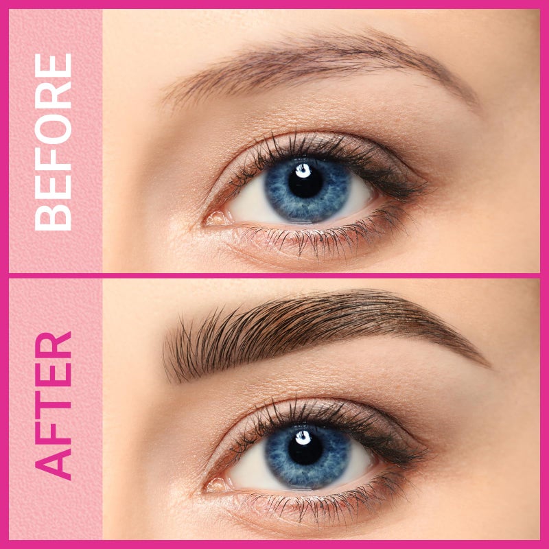 iMethod Microblading Eyebrow Pen - Eyebrow Pencil Magical 2-in-1 Dual-Ended Eye Brow Pencils for Women with 4-Fork-Tip & Precise Brush-Tip Create Natural Hair-Like Brows, Last All-Day, Dark Brown - Image 2