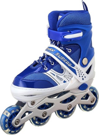 ROLLO TRANS patinage 1 ROW- BLUE -SMALL - SIZE