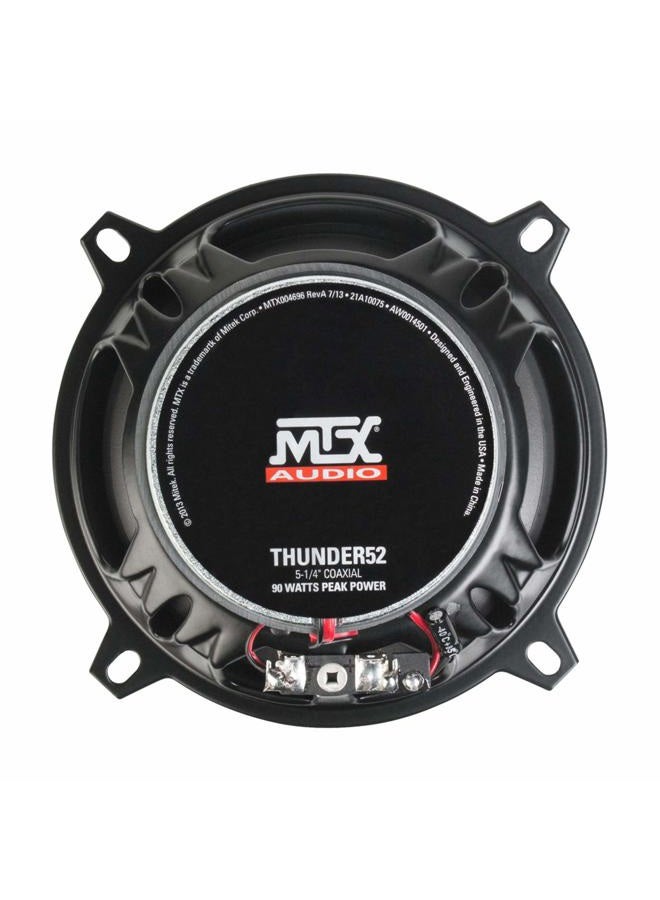 MTX Audio THUNDER52 Thunder Coaxial Speakers - Set of 2, 5.25 Inch 2-Way - Image 4