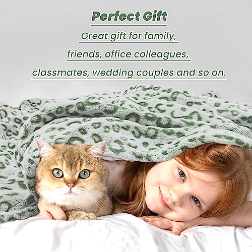 SEEGU Sage Green Blanket Soft Cozy Olive Green Fleece Blankets Lightweight Fuzzy Blankets and Throws for Travel Camping Couch Bed 50x60inch - Image 5