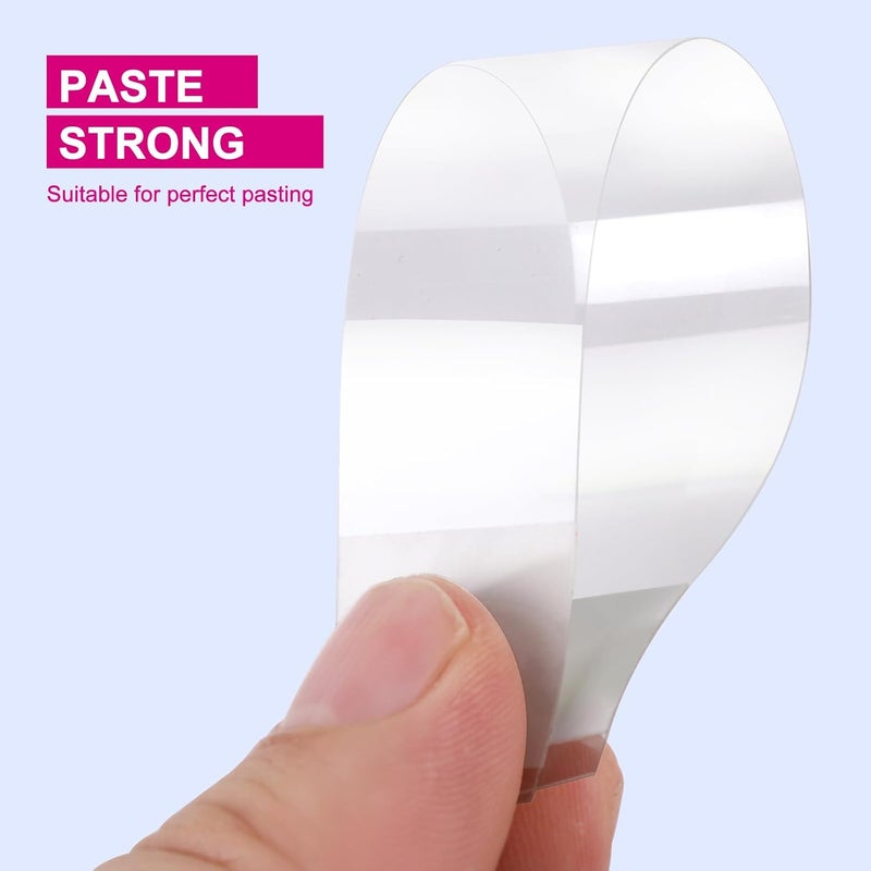 HNYYZL مجموعة علامات هنيزيل 120 قطعة على شكل نجمة متوهجة نيون تتضمن 80 قطعة من بطاقات البيع الفارغة على شكل نجمة و 40 قطعة من شرائط لاصقة شفافة من PVC مقاس 47 × 63 بوصة - Image 5