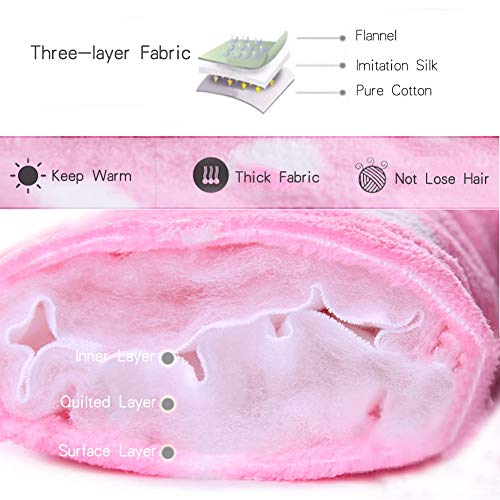 XIFAMNIY Baby Girls Boys Newborn Fleece Jumpsuit Footie Hooded Warm Thicken Snowsuit Outwear for Winter - Image 3