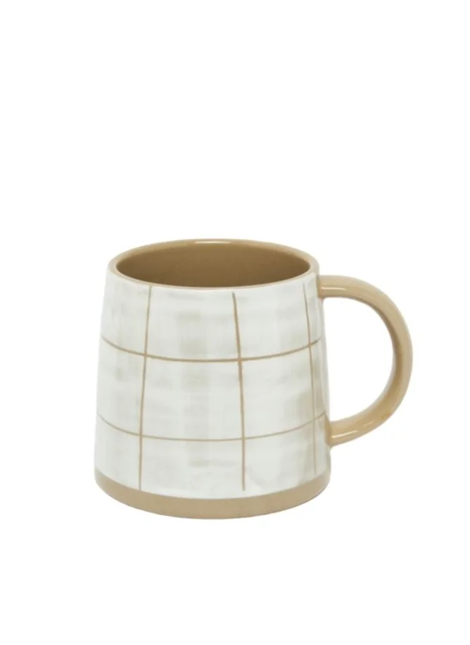 Prickly Pear Nordic Checkered Mug