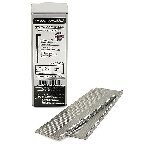 Powernail LSS20016 16 Gauge 2 Inch Length Stainless Steel L-Cleat Flooring Nails (Box of 1000) - Image 4