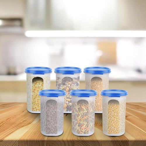 Raawan Plastic Kitchen Storage Containers – Round Storage Container with Removable Lid, Ideal for Fridge, Freezer, and Pantry Organization – 520ML - Pack of 6 - Image 5