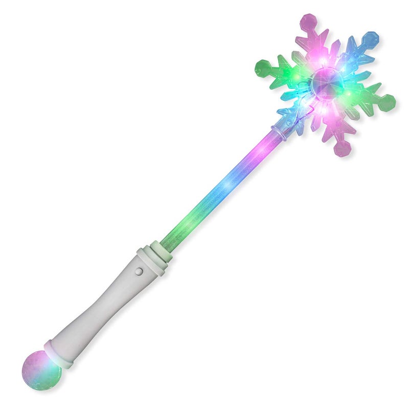 FlashingBlinkyLights Frozen Snowflake LED Winter Party Wand - Image 1
