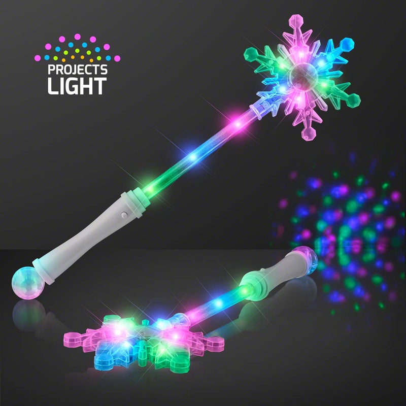 FlashingBlinkyLights Frozen Snowflake LED Winter Party Wand - Image 2