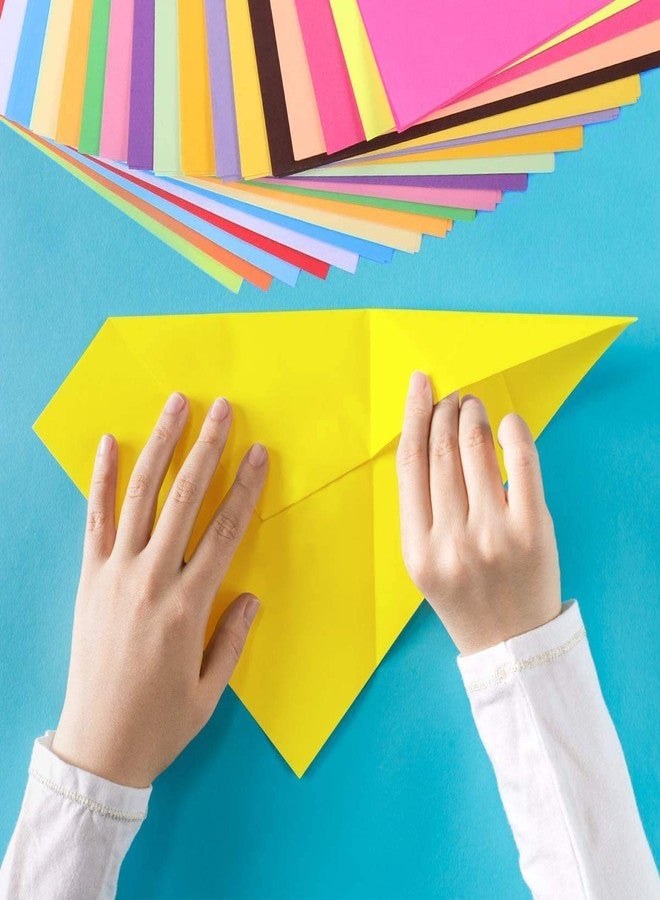 OFIXO A4 Multicolor, Bright, BIG/FULL Size, Chart/Pastel Sheets, Used in art and craft, collage, projects, posters etc. Plain color Sheets paper (150 GSM) 20 Pcs Color Sheet - Image 4