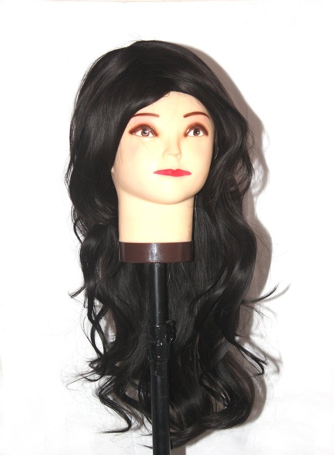 Ritzkart Hair Wig Feel Feeling Wig Black Medium Light Curly Hair 211ht4, Black, - Image 2