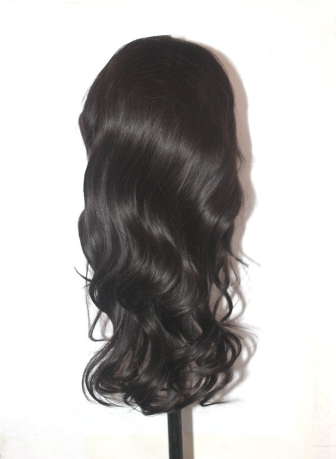Ritzkart Hair Wig Feel Feeling Wig Black Medium Light Curly Hair 211ht4, Black, - Image 4