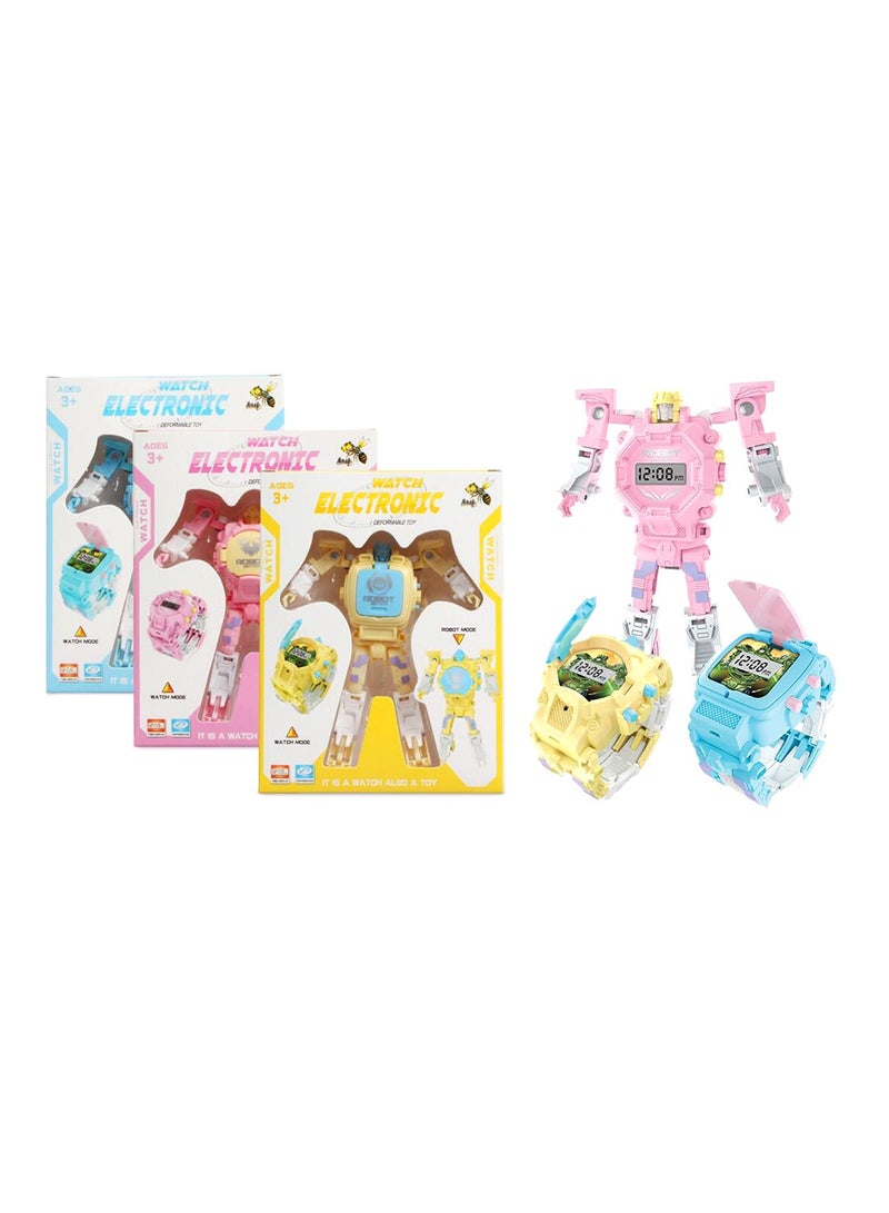 NIBEMINENT Transform Watch Electronic Robot - Assorted - Image 2