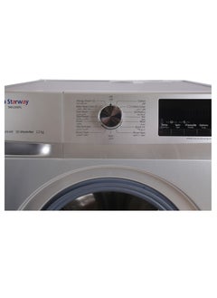 Starway Starway 12 Kilo Front Load Automatic Washing Machine, 15 Programs, Noiseless Energy Saving High Quality. Silver  - Image 3