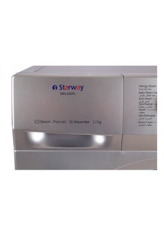 Starway Starway 12 Kilo Front Load Automatic Washing Machine, 15 Programs, Noiseless Energy Saving High Quality. Silver  - Image 4