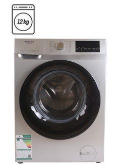 Starway Starway 12 Kilo Front Load Automatic Washing Machine, 15 Programs, Noiseless Energy Saving High Quality. Silver  - Image 1