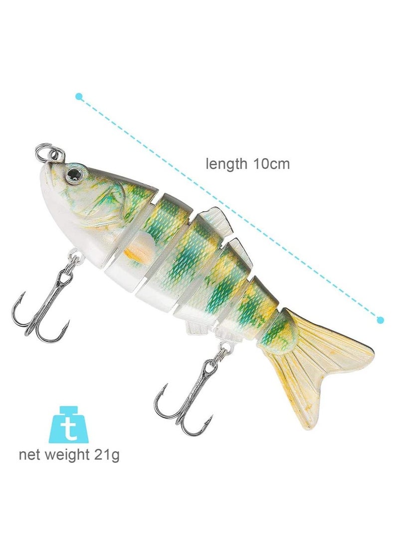 KASTWAVE - Lifelike Fishing Lures Lure Fishing Tackle Kits 3 Pieces Colorful Fish-shaped Multi-section Bait Simulation Bait Fishing Accessories - Image 1
