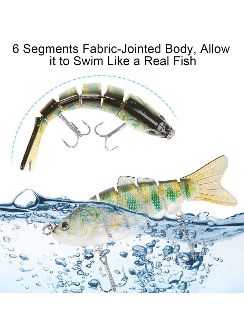KASTWAVE - Lifelike Fishing Lures Lure Fishing Tackle Kits 3 Pieces Colorful Fish-shaped Multi-section Bait Simulation Bait Fishing Accessories - Image 1