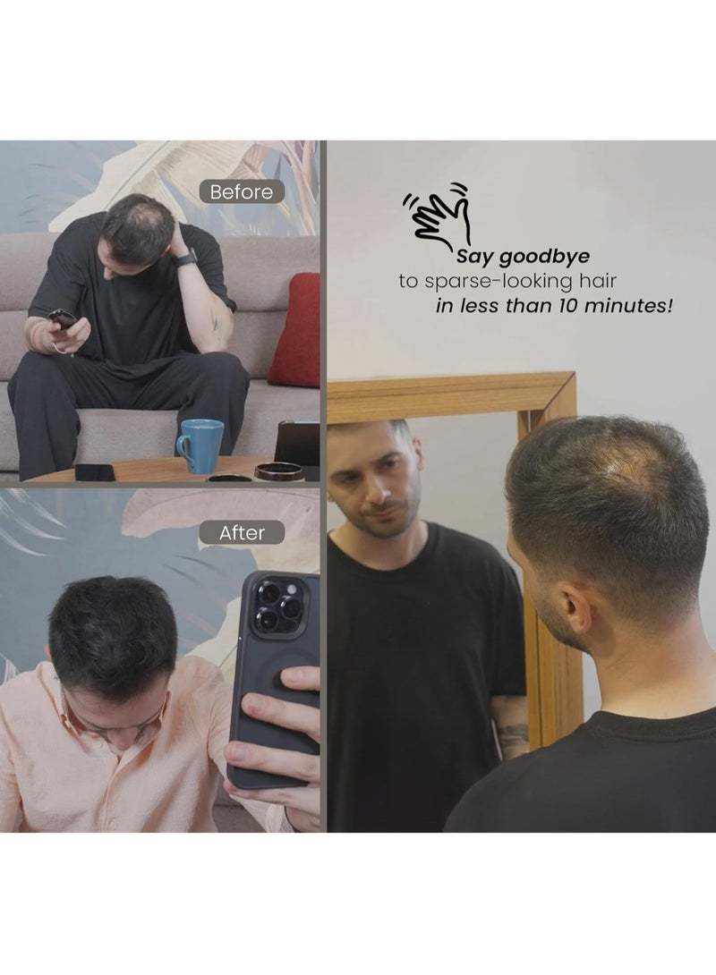 باتشي كوزميتكس كريم خافي عيوب الشعر وتعبئة البقع الصلعاء والشعر الخفيف من باتسي، مقاوم للماء والعرق لتغطية فروة الراس - كريم طبيعي للرجال والنساء - 30 مل - Image 3