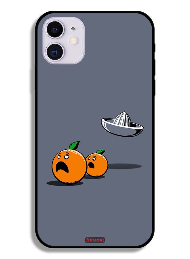 Tolwak Apple iPhone 12 Protective Case Minimalism Digital Art Humor  - Image 2