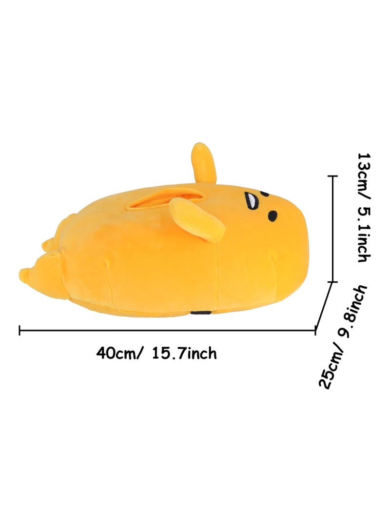 general Anime Gudetama Tissue Box Cartoon Lazy Egg Plush Doll Tissue Cover Creative Paper Holder Napkin Holder Paper Storage for Car, Home, Bathroom - Image 2