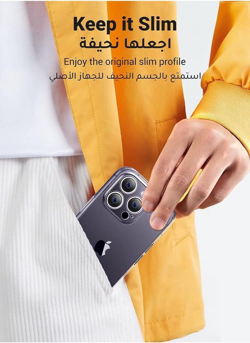 Raxoom rystal Clear iPhone 14 Pro Max Case, Non-Yellowing Shockproof Protective Phone Case Slim Thin TPU Bumper Cover [Soft Anti-Scratch], 6.7 inch (Crystal Clear) - Image 5